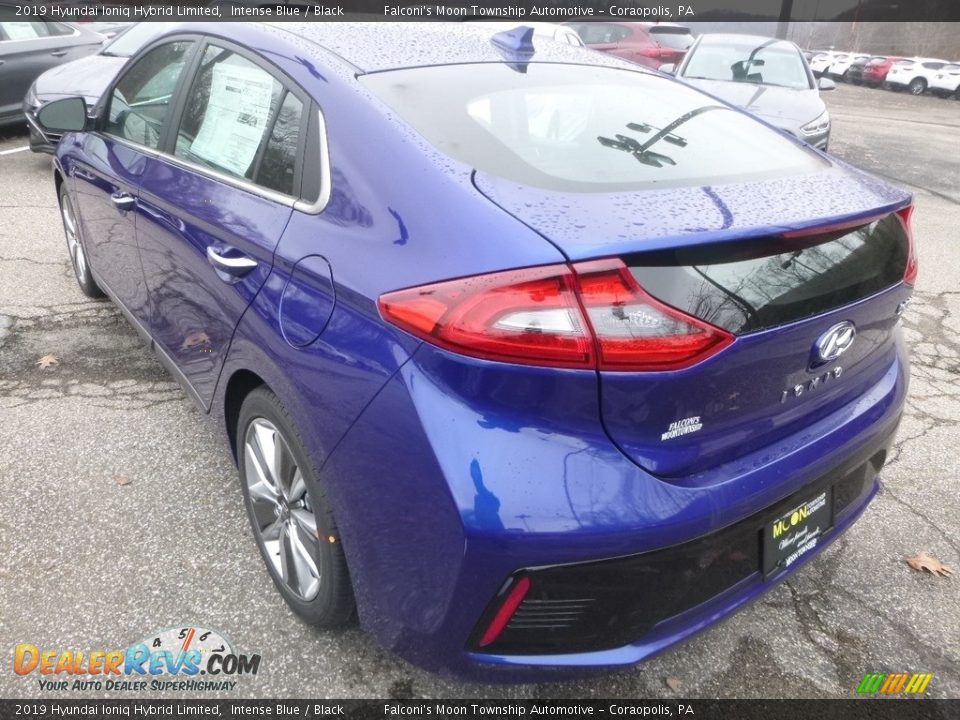 2019 Hyundai Ioniq Hybrid Limited Intense Blue / Black Photo #6