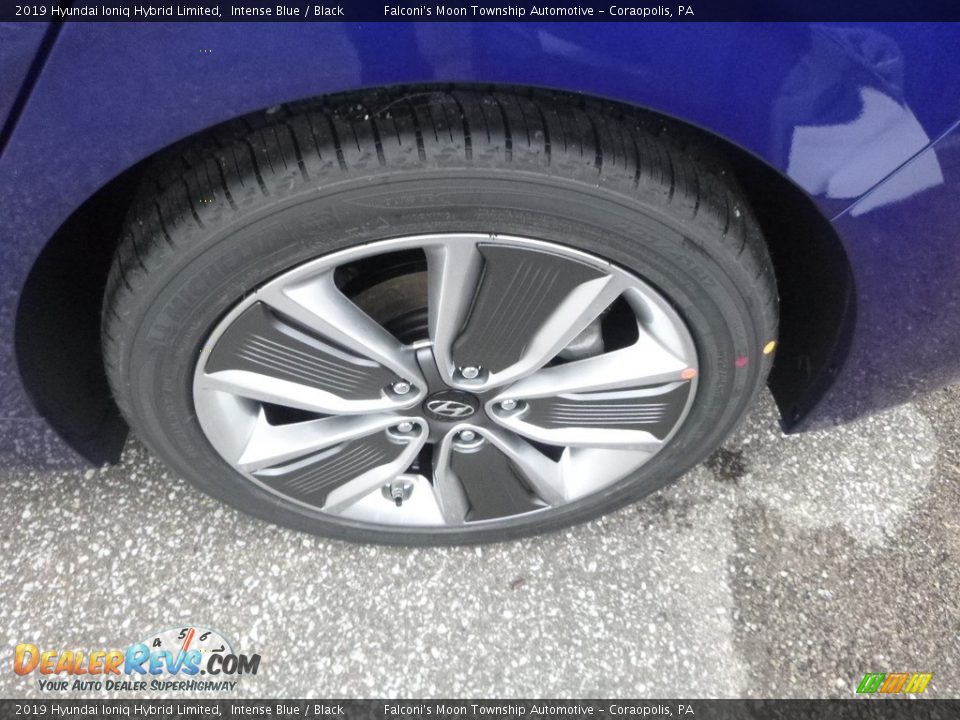 2019 Hyundai Ioniq Hybrid Limited Intense Blue / Black Photo #7