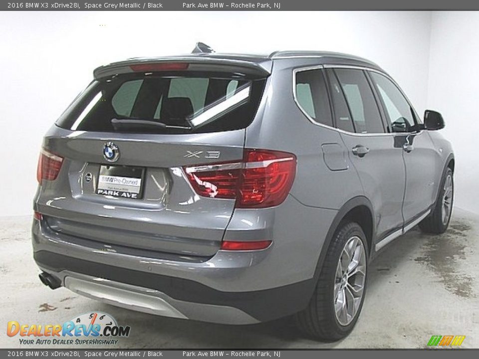 2016 BMW X3 xDrive28i Space Grey Metallic / Black Photo #4