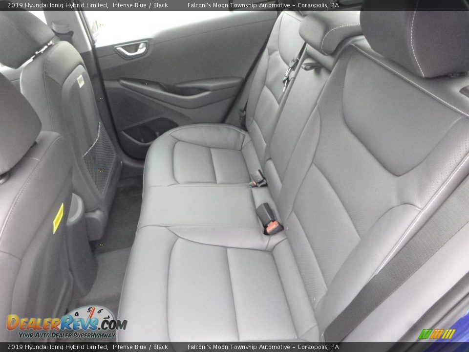 2019 Hyundai Ioniq Hybrid Limited Intense Blue / Black Photo #8