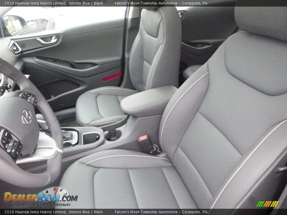 2019 Hyundai Ioniq Hybrid Limited Intense Blue / Black Photo #11