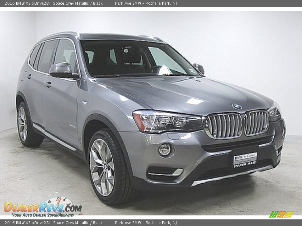 2016 BMW X3 xDrive28i Space Grey Metallic / Black Photo #5