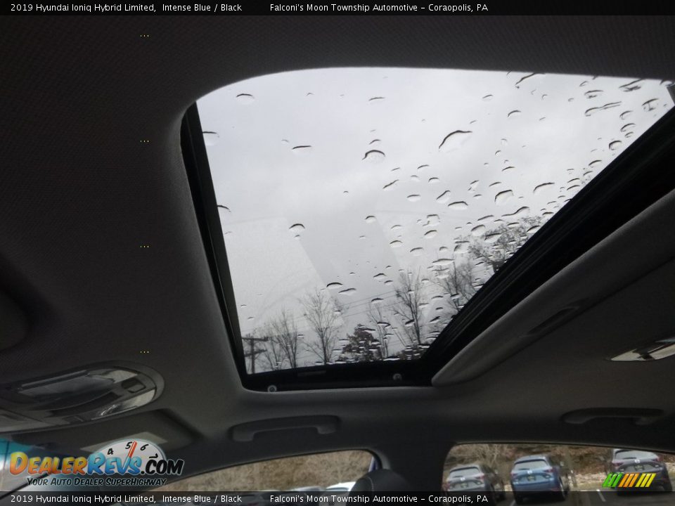 2019 Hyundai Ioniq Hybrid Limited Intense Blue / Black Photo #13