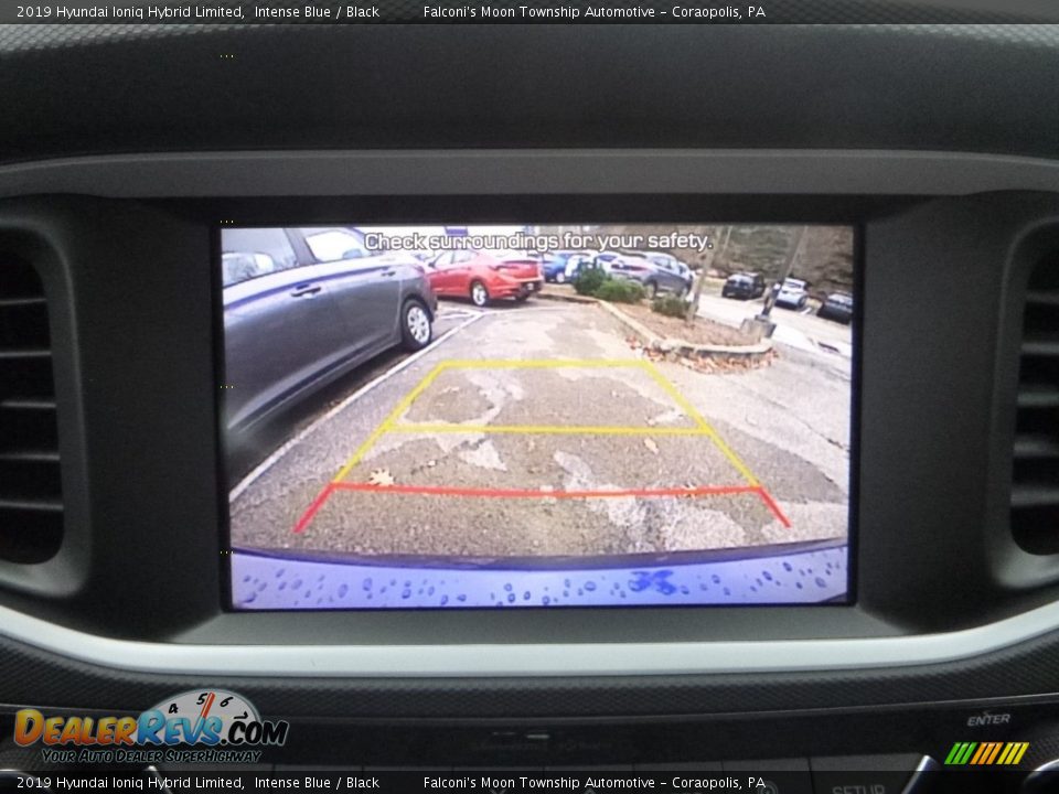 2019 Hyundai Ioniq Hybrid Limited Intense Blue / Black Photo #15