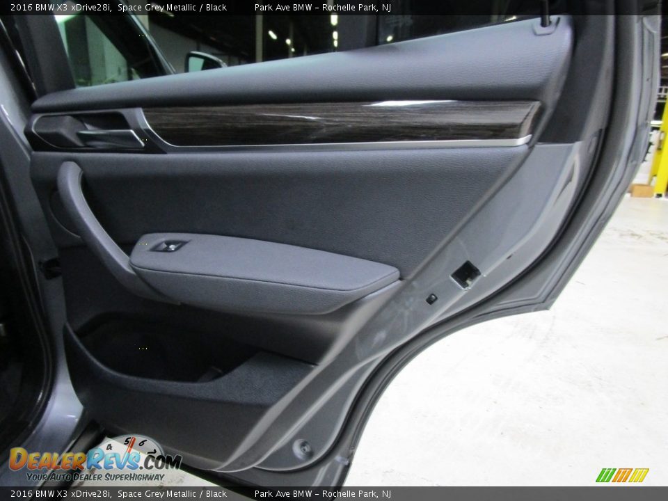 2016 BMW X3 xDrive28i Space Grey Metallic / Black Photo #17