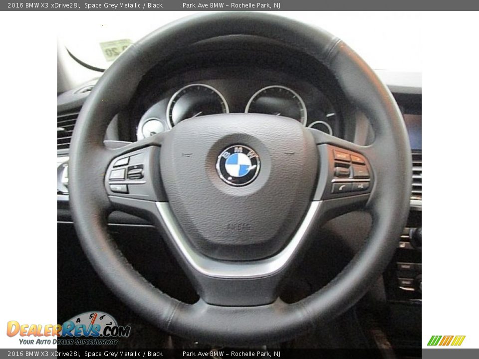 2016 BMW X3 xDrive28i Space Grey Metallic / Black Photo #24