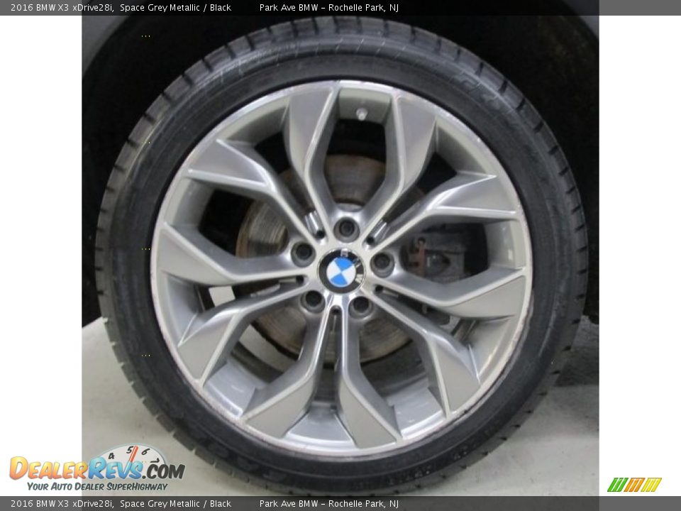 2016 BMW X3 xDrive28i Space Grey Metallic / Black Photo #29