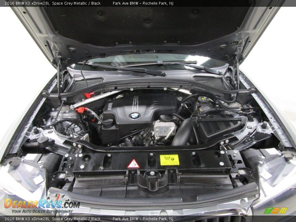 2016 BMW X3 xDrive28i Space Grey Metallic / Black Photo #30