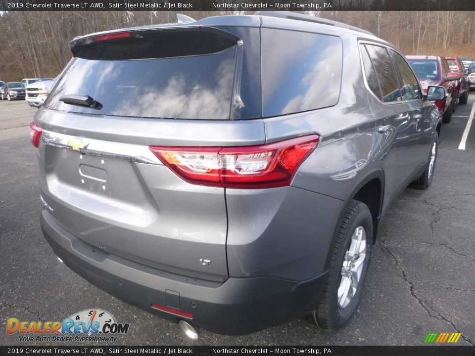 2019 Chevrolet Traverse LT AWD Satin Steel Metallic / Jet Black Photo #5
