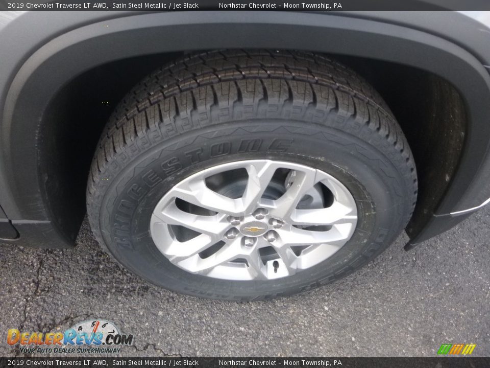 2019 Chevrolet Traverse LT AWD Satin Steel Metallic / Jet Black Photo #9