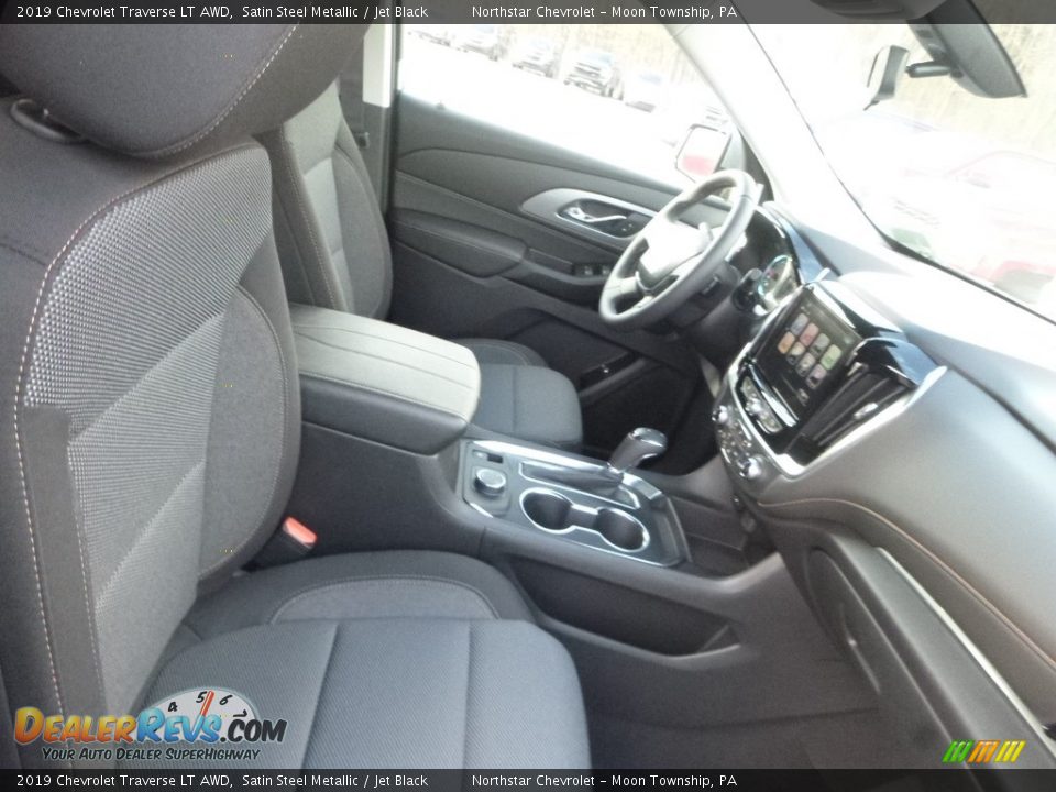 2019 Chevrolet Traverse LT AWD Satin Steel Metallic / Jet Black Photo #10