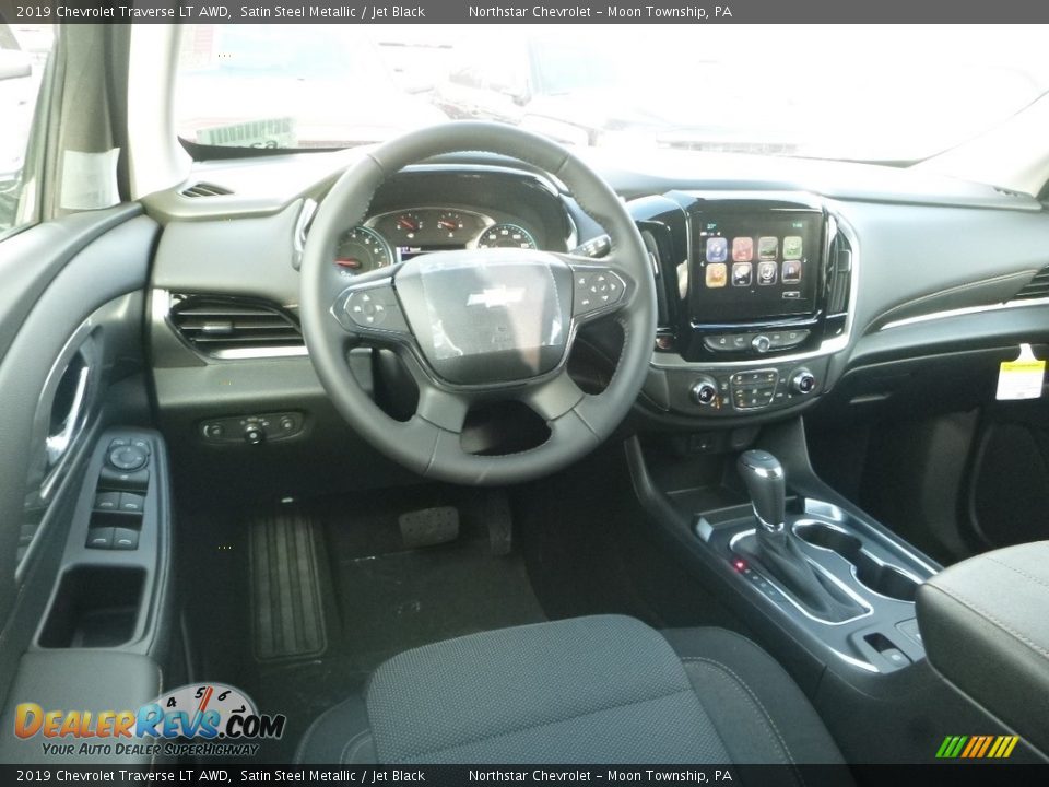 2019 Chevrolet Traverse LT AWD Satin Steel Metallic / Jet Black Photo #13