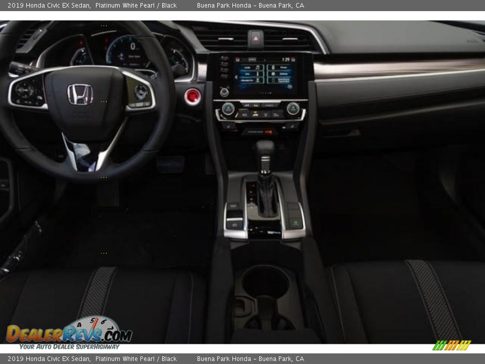 2019 Honda Civic EX Sedan Platinum White Pearl / Black Photo #19