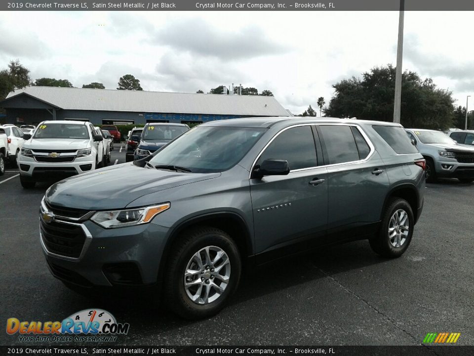 2019 Chevrolet Traverse LS Satin Steel Metallic / Jet Black Photo #1