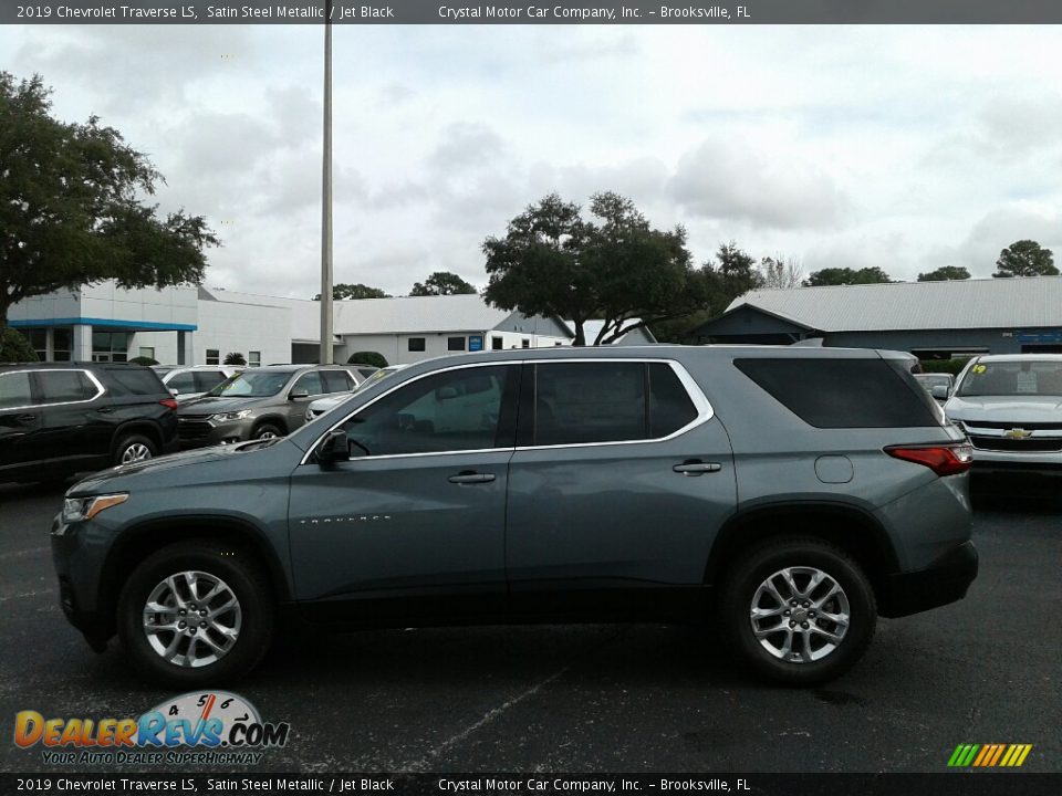 2019 Chevrolet Traverse LS Satin Steel Metallic / Jet Black Photo #2