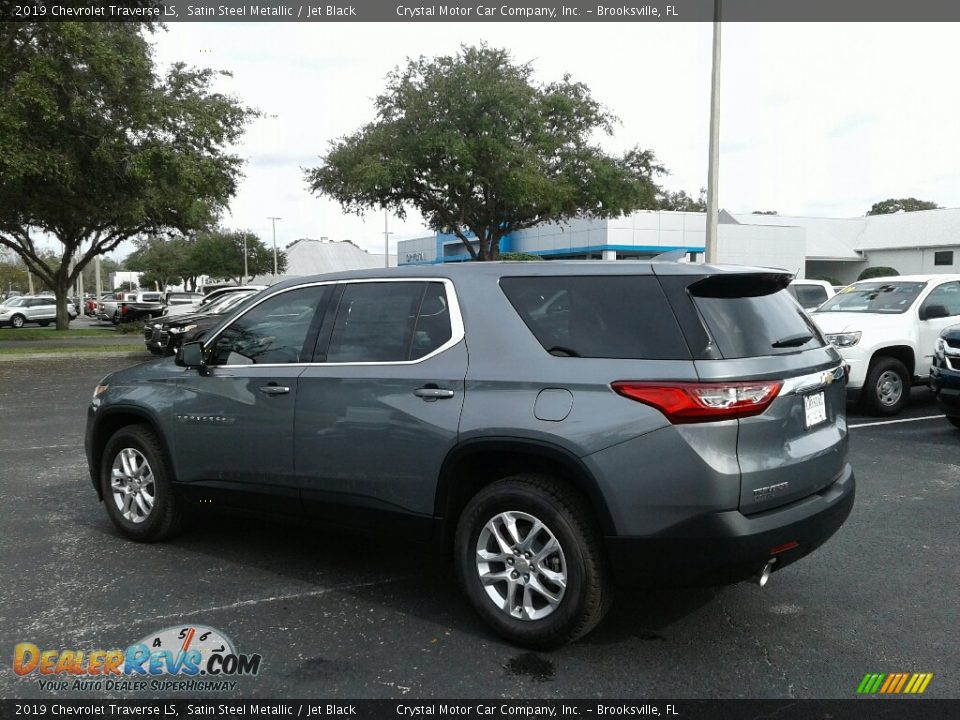 2019 Chevrolet Traverse LS Satin Steel Metallic / Jet Black Photo #3