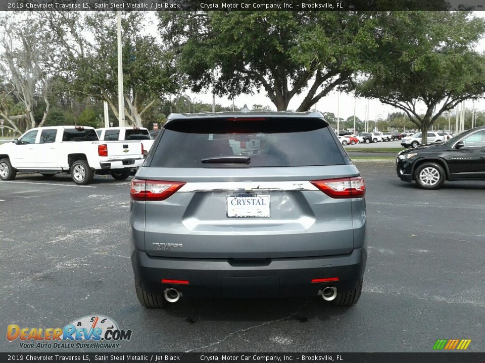 2019 Chevrolet Traverse LS Satin Steel Metallic / Jet Black Photo #4