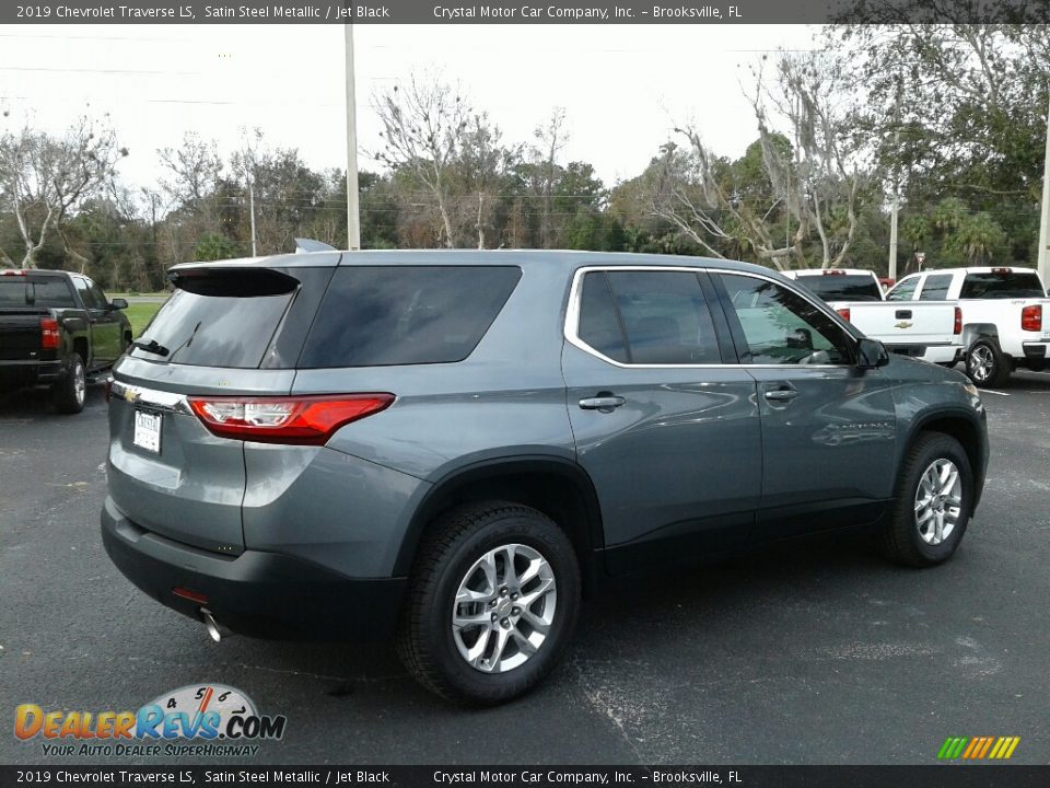 2019 Chevrolet Traverse LS Satin Steel Metallic / Jet Black Photo #5