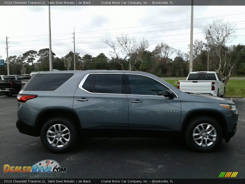 2019 Chevrolet Traverse LS Satin Steel Metallic / Jet Black Photo #6