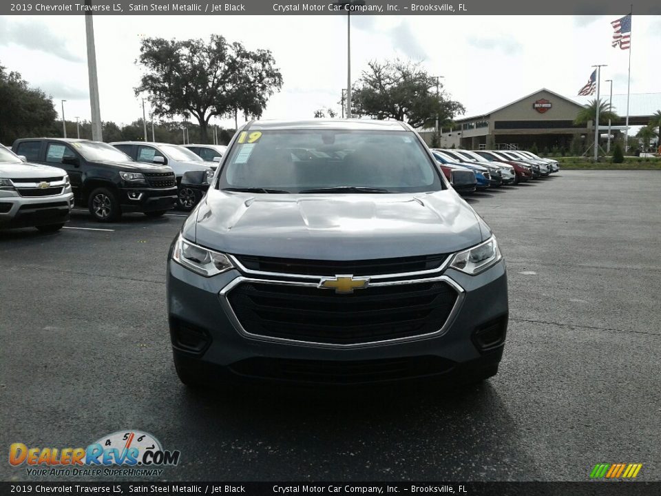 2019 Chevrolet Traverse LS Satin Steel Metallic / Jet Black Photo #8
