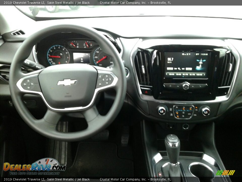2019 Chevrolet Traverse LS Satin Steel Metallic / Jet Black Photo #13