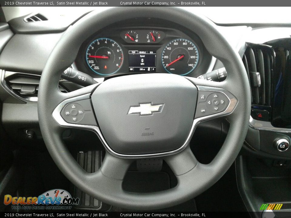 2019 Chevrolet Traverse LS Satin Steel Metallic / Jet Black Photo #14