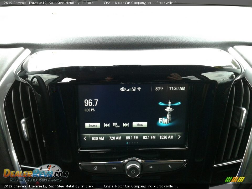 2019 Chevrolet Traverse LS Satin Steel Metallic / Jet Black Photo #15