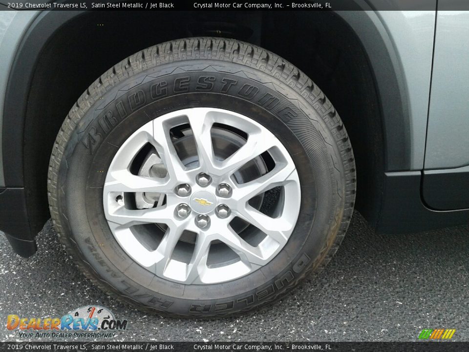 2019 Chevrolet Traverse LS Satin Steel Metallic / Jet Black Photo #20
