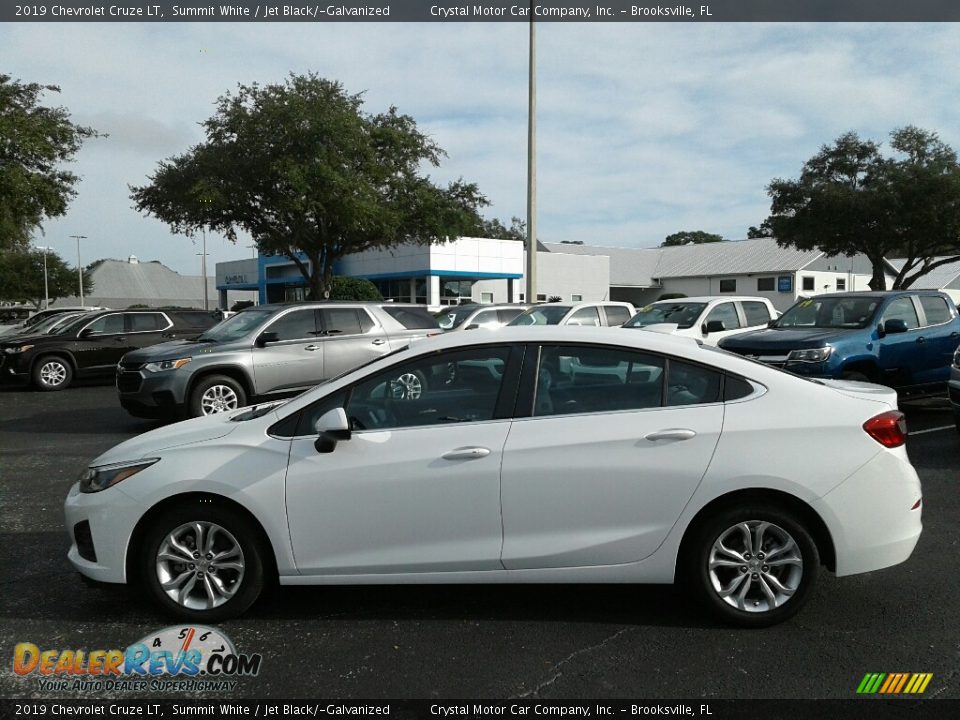 2019 Chevrolet Cruze LT Summit White / Jet Black/­Galvanized Photo #2