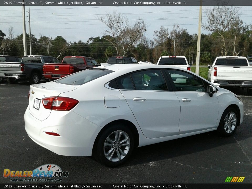 2019 Chevrolet Cruze LT Summit White / Jet Black/­Galvanized Photo #5