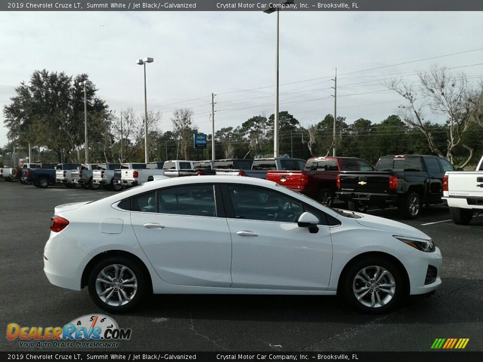 2019 Chevrolet Cruze LT Summit White / Jet Black/­Galvanized Photo #6
