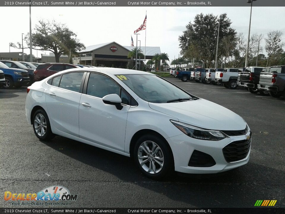 2019 Chevrolet Cruze LT Summit White / Jet Black/­Galvanized Photo #7