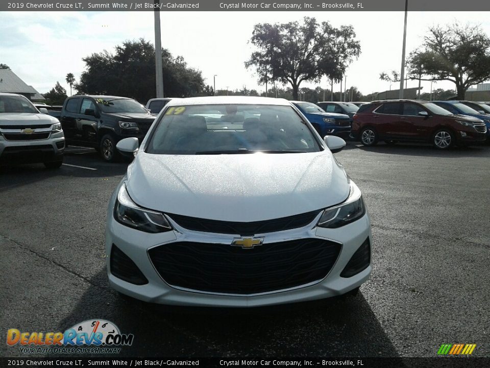 2019 Chevrolet Cruze LT Summit White / Jet Black/­Galvanized Photo #8