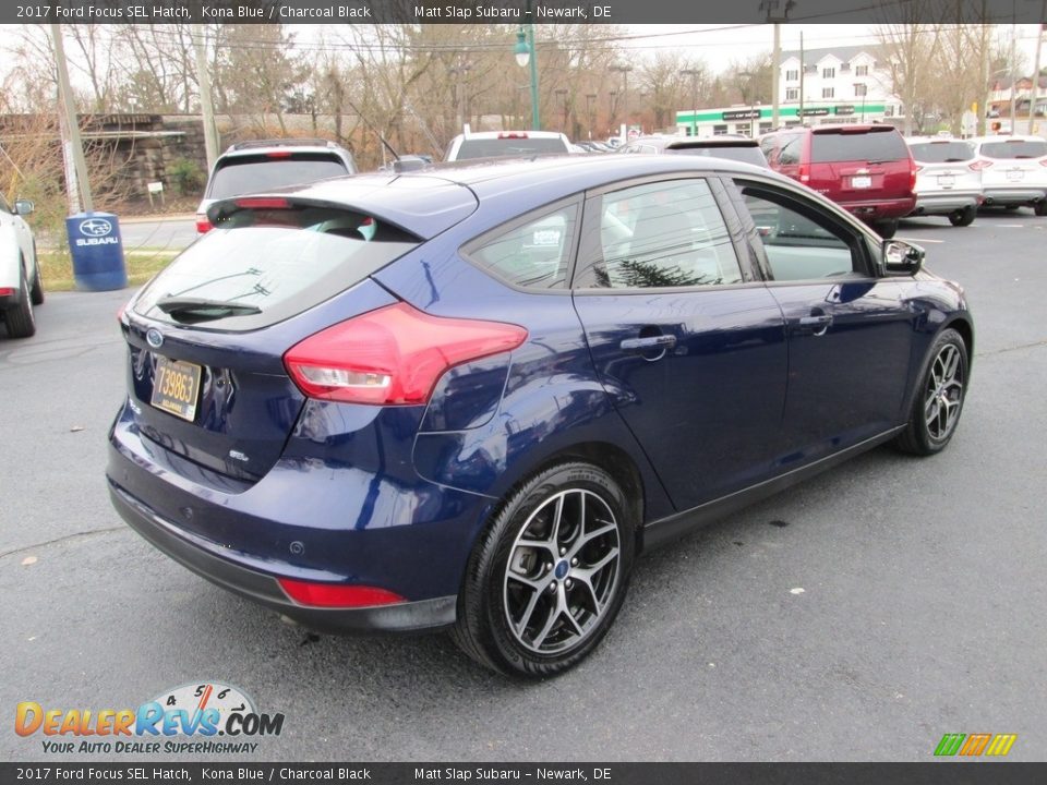 Kona Blue 2017 Ford Focus SEL Hatch Photo #6