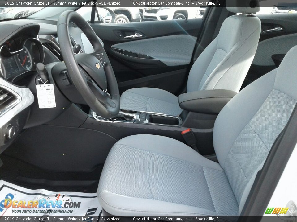 2019 Chevrolet Cruze LT Summit White / Jet Black/­Galvanized Photo #9