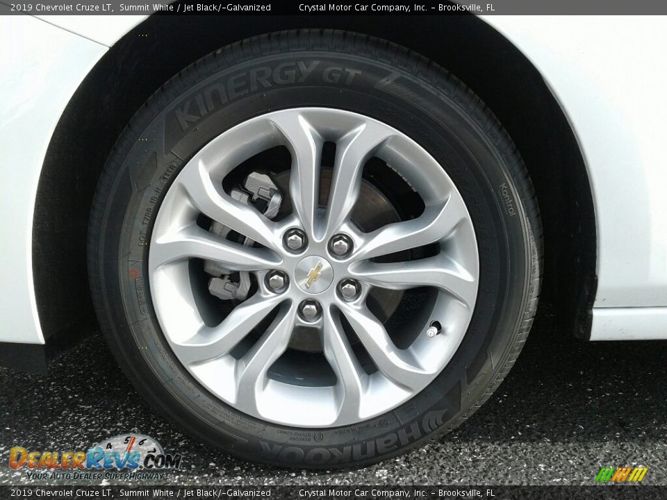 2019 Chevrolet Cruze LT Summit White / Jet Black/­Galvanized Photo #20