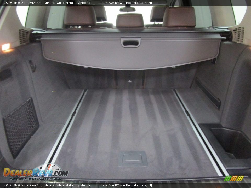 2016 BMW X3 xDrive28i Mineral White Metallic / Mocha Photo #20