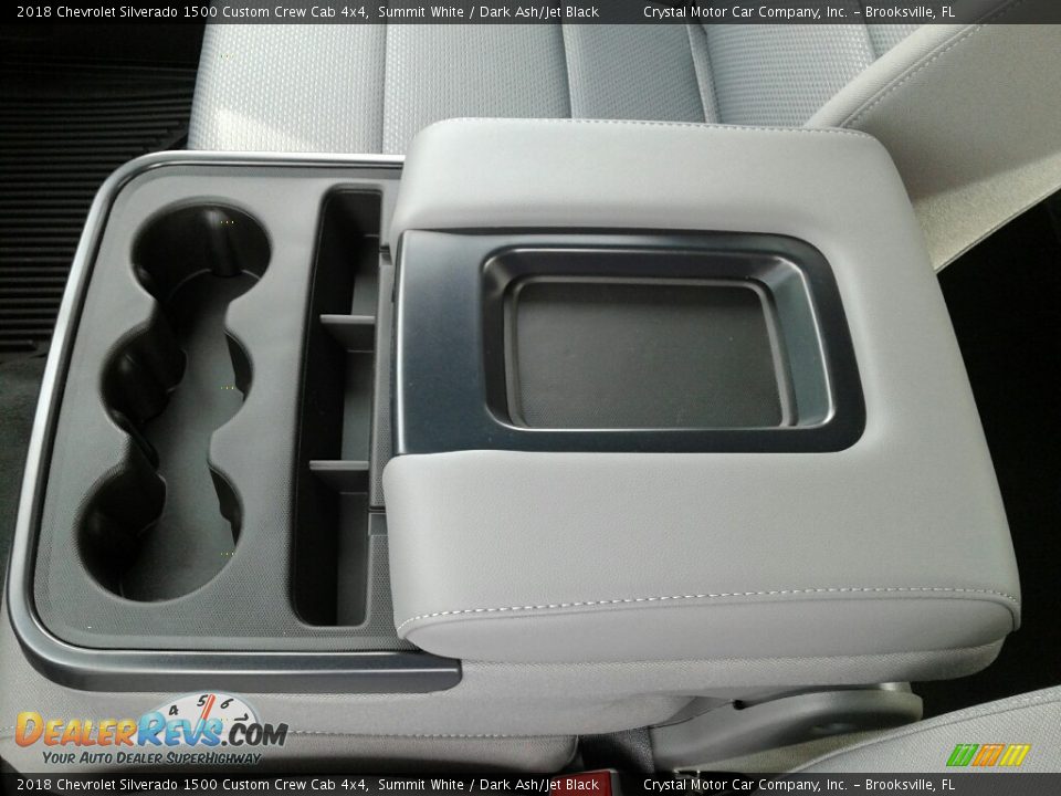 2018 Chevrolet Silverado 1500 Custom Crew Cab 4x4 Summit White / Dark Ash/Jet Black Photo #18
