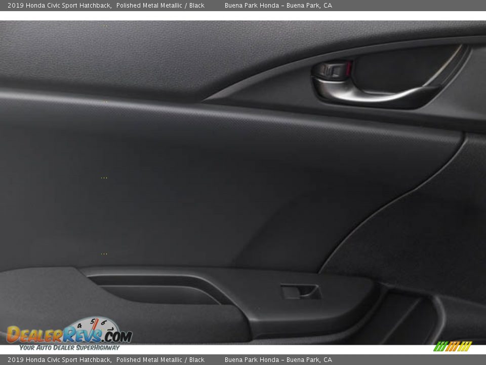 2019 Honda Civic Sport Hatchback Polished Metal Metallic / Black Photo #35