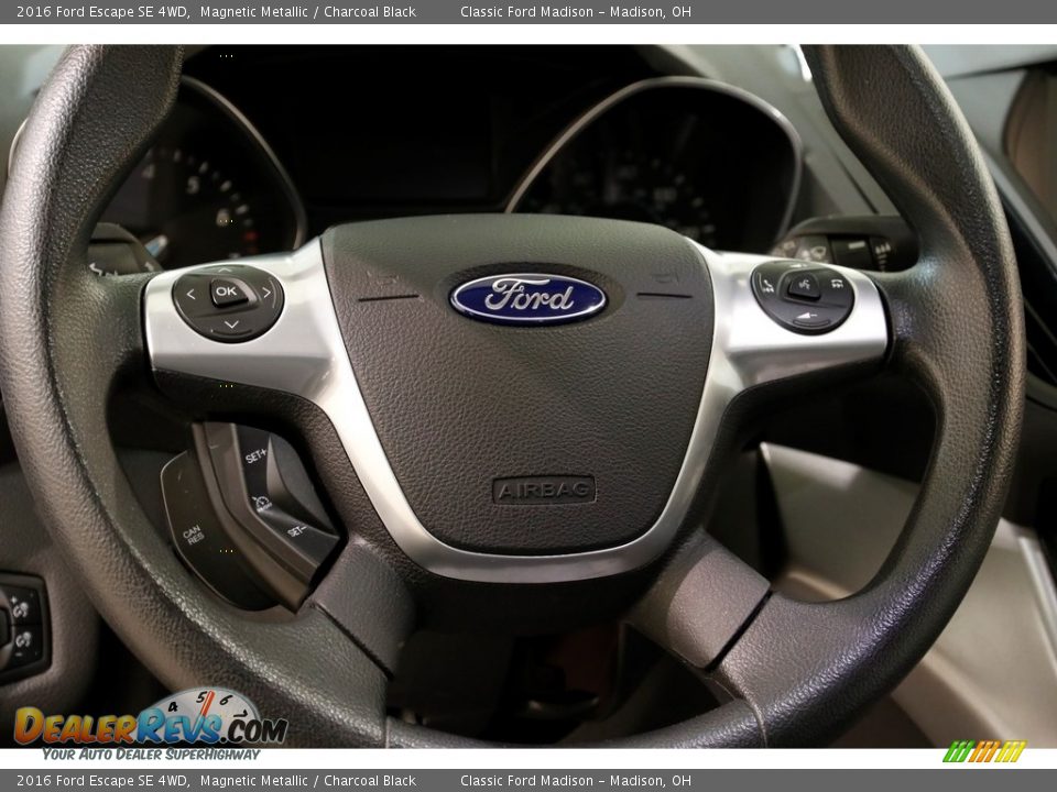 2016 Ford Escape SE 4WD Magnetic Metallic / Charcoal Black Photo #7