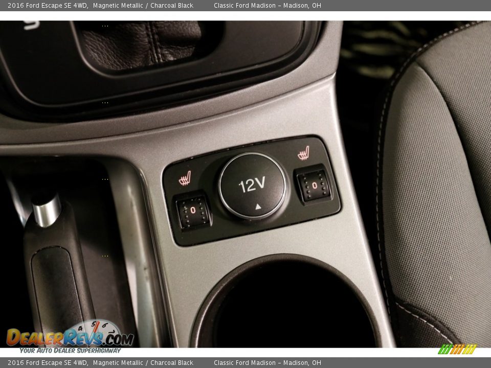 2016 Ford Escape SE 4WD Magnetic Metallic / Charcoal Black Photo #17