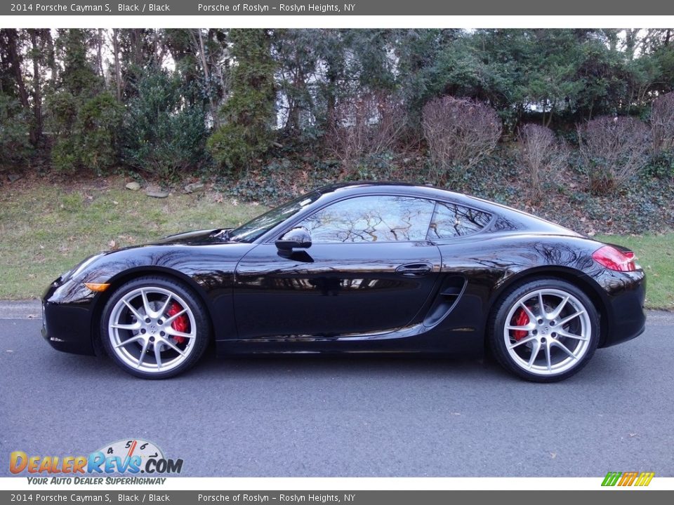 2014 Porsche Cayman S Black / Black Photo #3