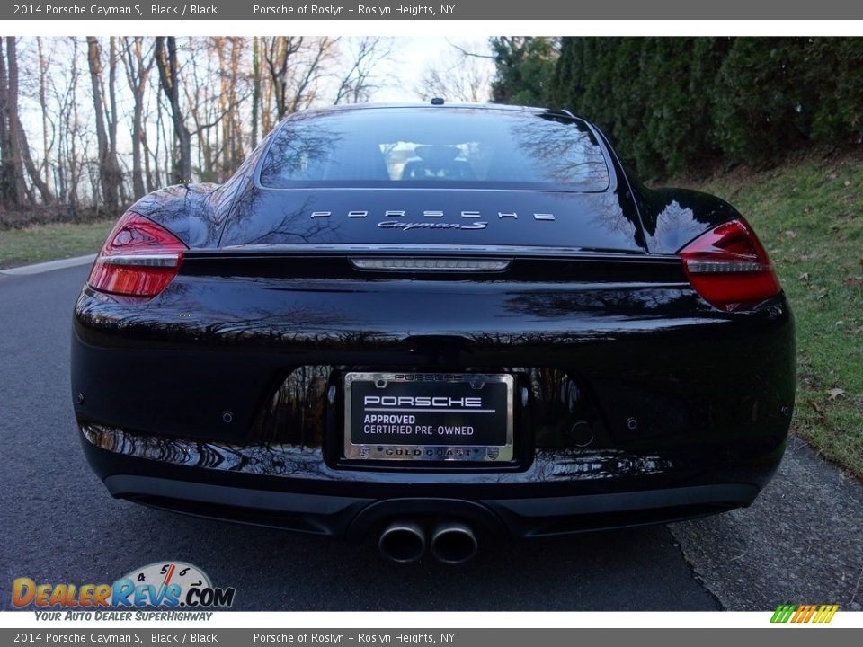 2014 Porsche Cayman S Black / Black Photo #5