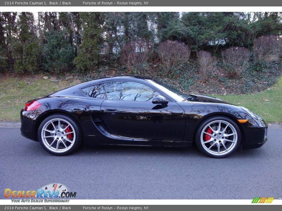 2014 Porsche Cayman S Black / Black Photo #7