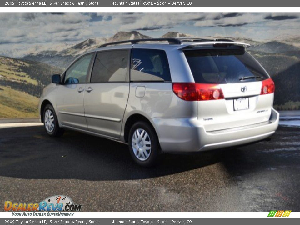 2009 Toyota Sienna LE Silver Shadow Pearl / Stone Photo #8