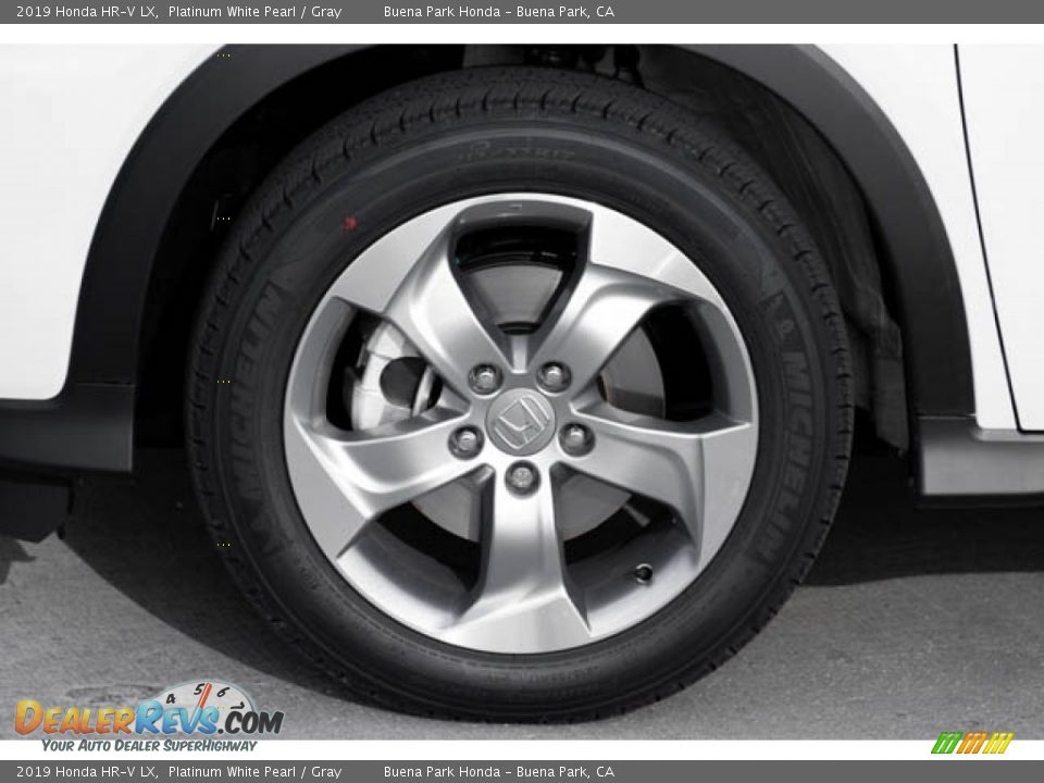 2019 Honda HR-V LX Platinum White Pearl / Gray Photo #14