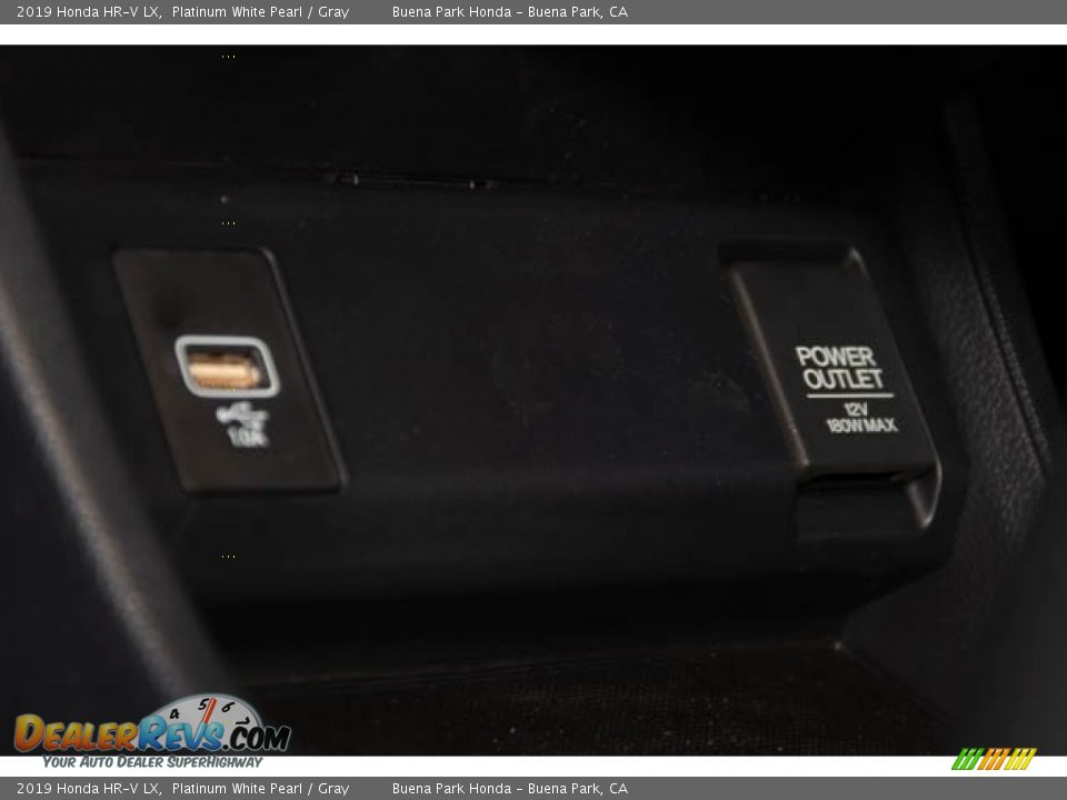 2019 Honda HR-V LX Platinum White Pearl / Gray Photo #21