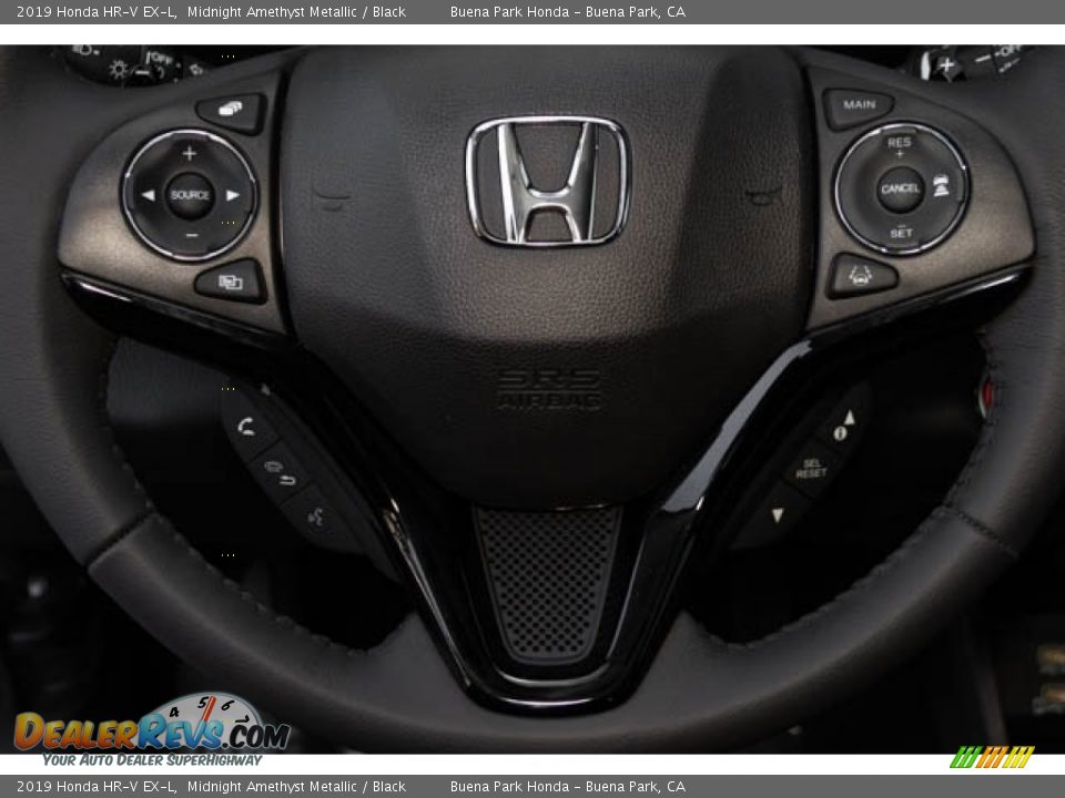 2019 Honda HR-V EX-L Midnight Amethyst Metallic / Black Photo #21