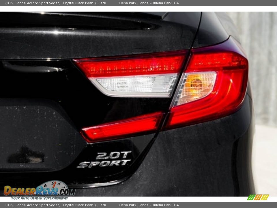 2019 Honda Accord Sport Sedan Crystal Black Pearl / Black Photo #8