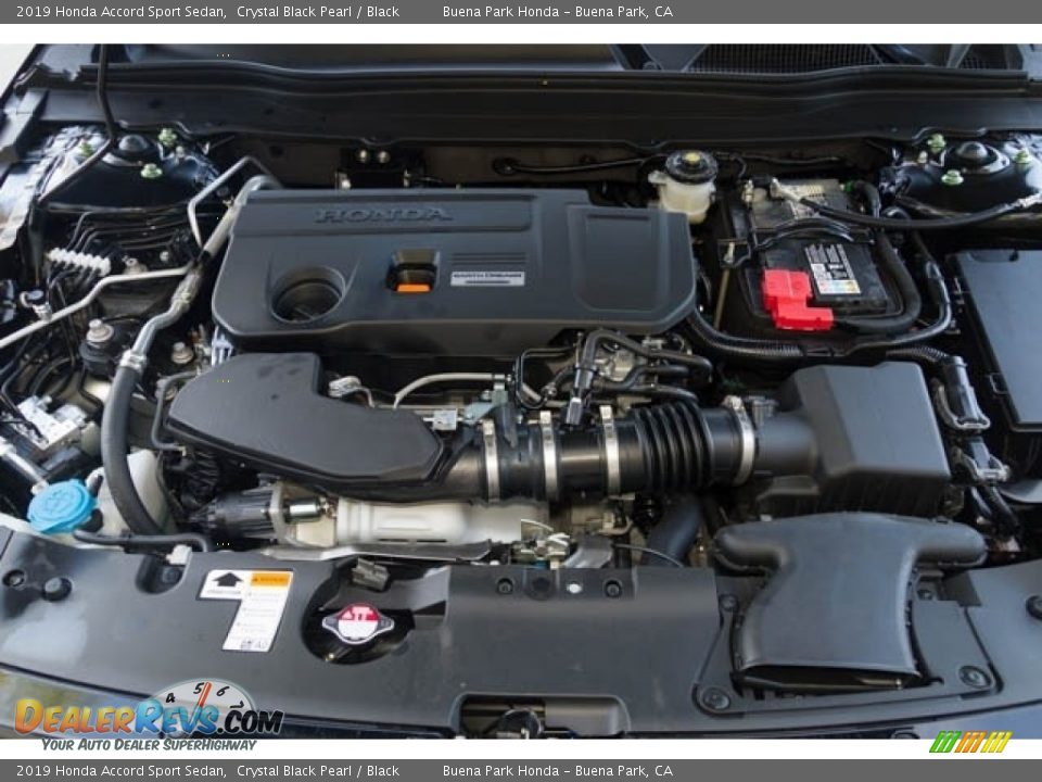 2019 Honda Accord Sport Sedan Crystal Black Pearl / Black Photo #11